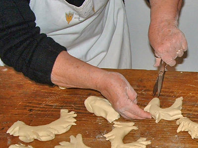 I laboratori didattici sulla lavorazione del pane tradizionale, realizzati dall'agenzia Laore all'interno del museo.