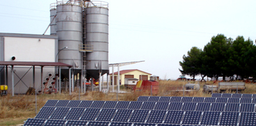 Impianto fotovoltaico presso l'azienda Agris di San Michele