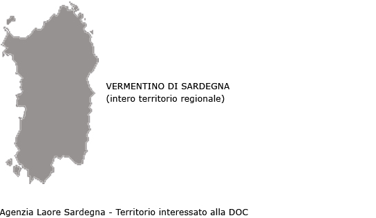 Mappa DOC Vermentino di Sardegna