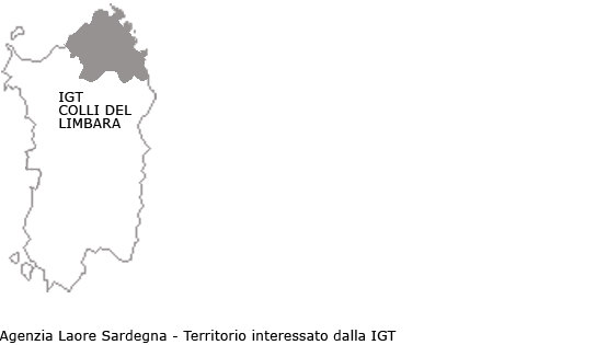 Mappa IGT Colli del Limbara