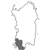 Mappa Distretto rurale Sardegna Sud Ovest
